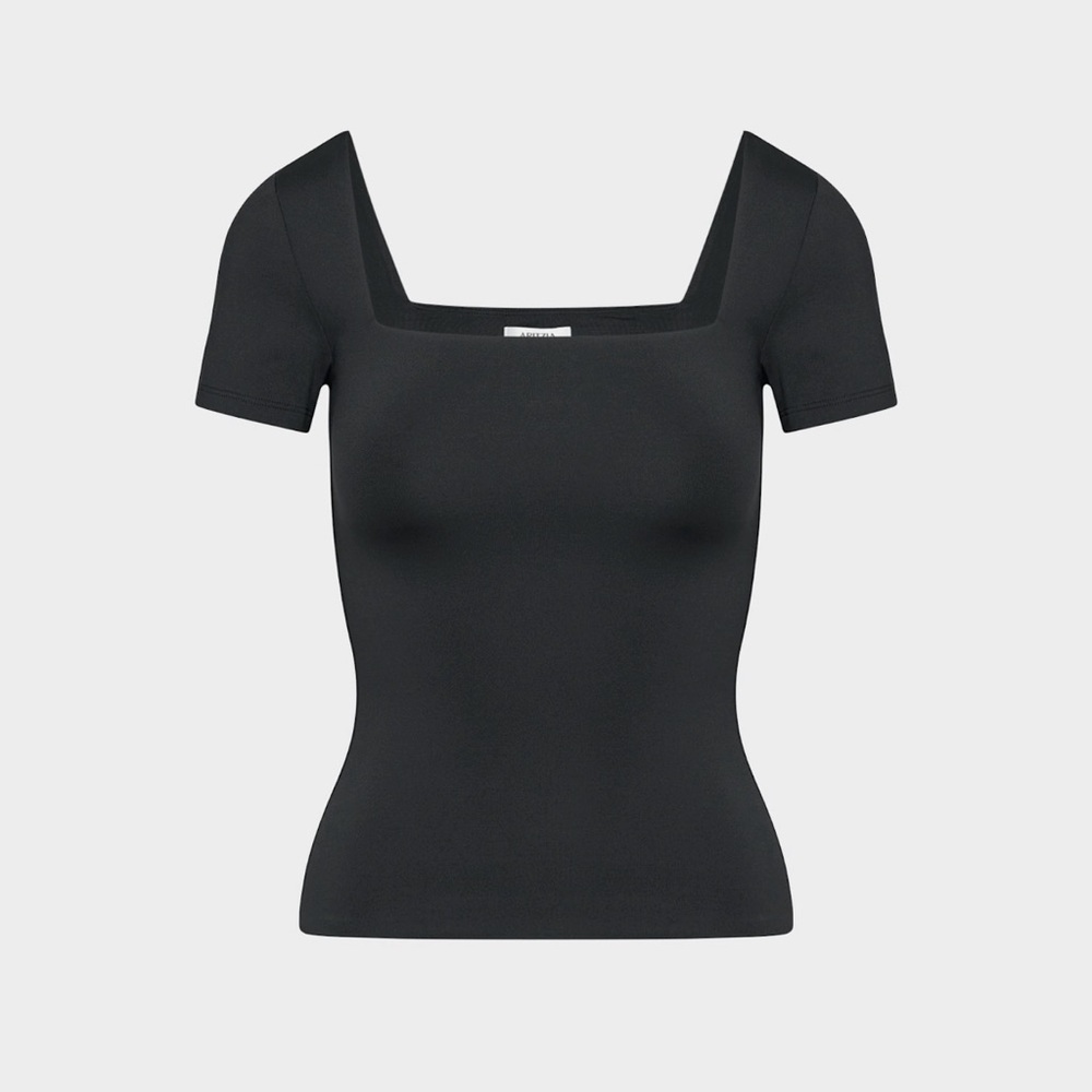 Aritzia Contour Square Neck Short Sleeve Top